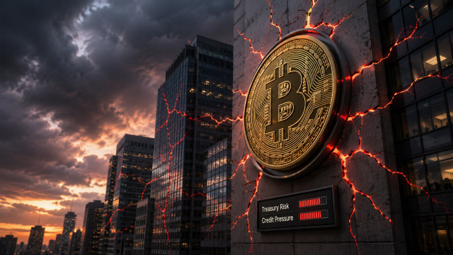One Bitcoin treasury's paper loss just made Strategy's stress everyone's problem