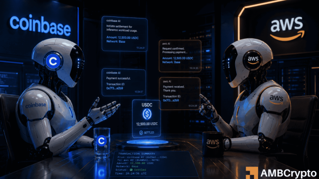 Coinbase, AWS enable AI agents to make crypto micropayments using USDC
