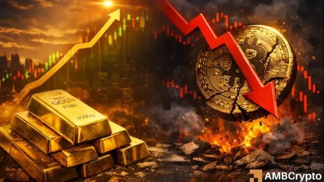 Gold closes in on ATH as Bitcoin falls again – Time to rotate again?