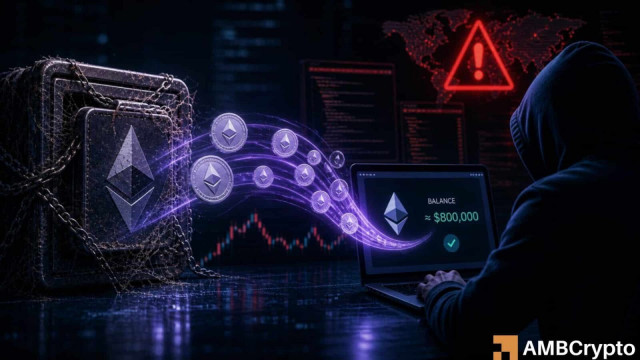 Inactive Ethereum wallets attacked, over $800K drained – ETH remains steady