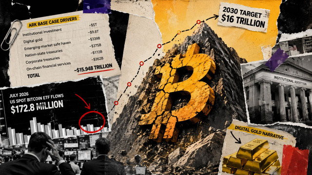 Slowing ETF demand and corporate treasury selling are breaking the math behind Wall Street's $16 trillion Bitcoin target