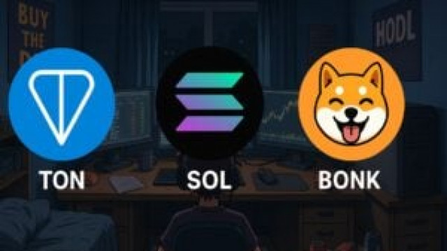 Interesting movements for TON, SOL (Solana), and Bonk