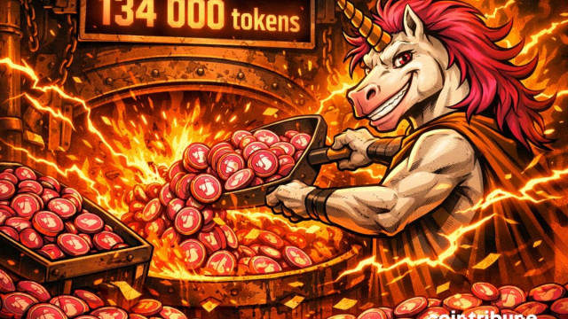 Uniswap burns 134,000 UNI tokens in one day, a record