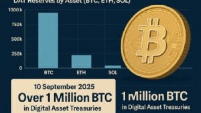 Bitcoin 2025, shaken by the DAT: over 1 million BTC “in treasury” drives the race amid falling rates and new regulations