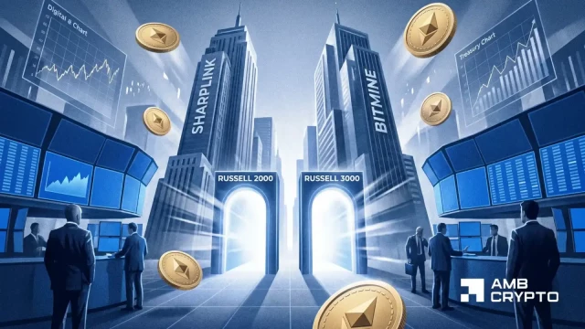 Sharplink eyes Russell Index spot amid growing $1.8B Ethereum treasury