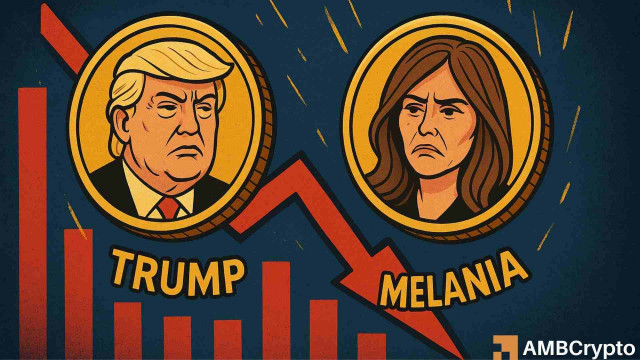Are TRUMP, MELANIA memecoins heading towards zero?