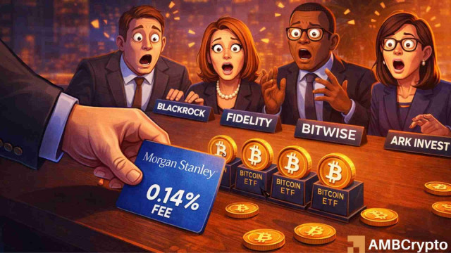 ‘Semi-shock' Morgan Stanley Bitcoin ETF will be 44% cheaper than BlockRock's IBIT!