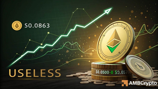 Useless Coin extends rally – Can strong demand push price above $0.086?