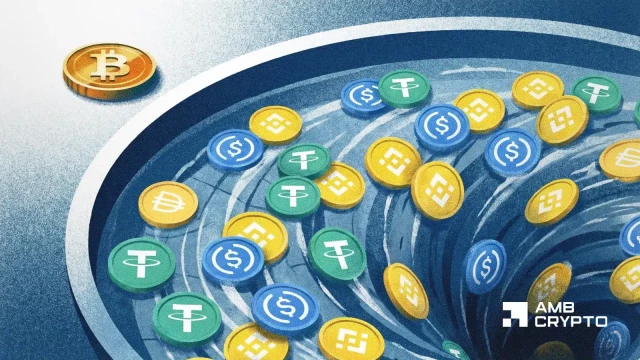 $16B stablecoin outflow vs 10,883 BTC demand: What's really happening?