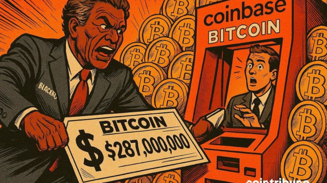 BlackRock selling Bitcoin? A $287M deposit on Coinbase reignites debate