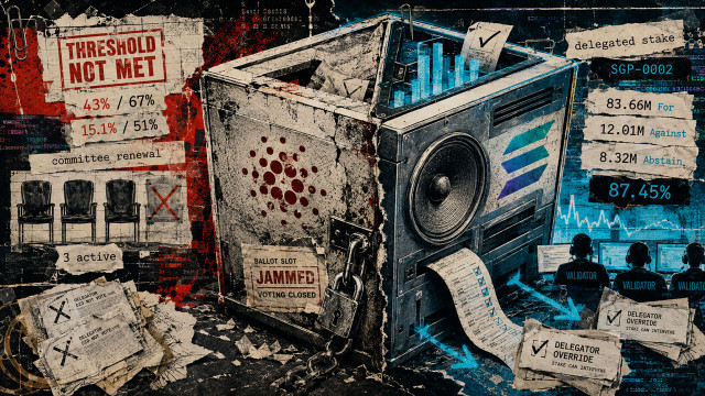 Cardano and Solana just exposed crypto governance's biggest weakness