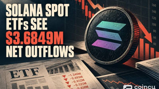 Solana Spot ETFs See $3.6849M Net Outflows