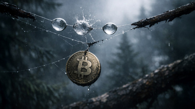Bitcoin enters a high-risk window as credit stress builds beneath a record 206% stock bubble