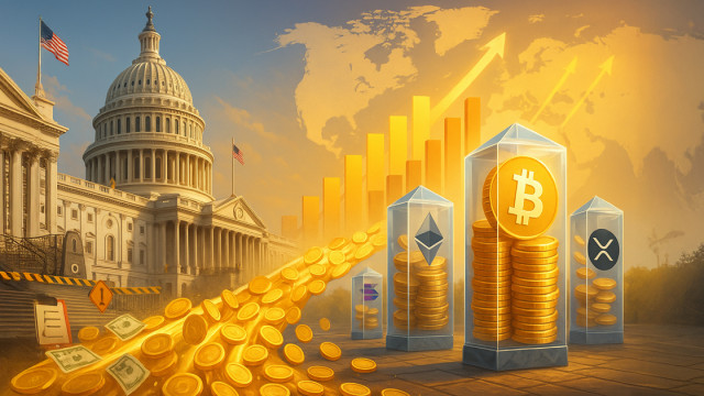 US shutdown and weak jobs data drive record $6B crypto inflows
