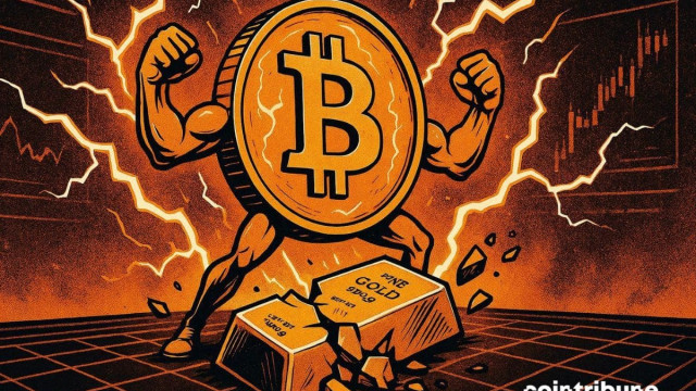 Why is gold collapsing by 10% while Bitcoin resists?