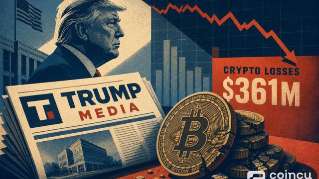 Trump Media Bitcoin Holdings Shrink as Crypto Losses Hit $361M