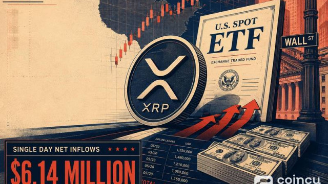 U.S. Spot XRP ETFs Post $6.14 Million in Single-Day Net Inflows