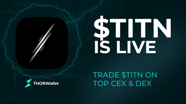THORWallet Announces TITN Token Listing on Leading Global Exchanges