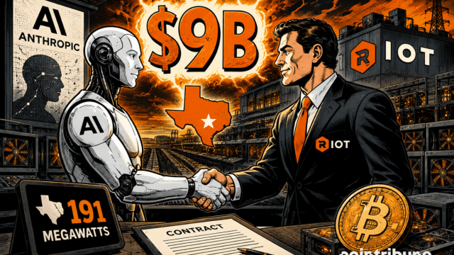 Bitcoin: Anthropic Signs a Mega-Deal Worth 9.1 Billion Dollars with Riot