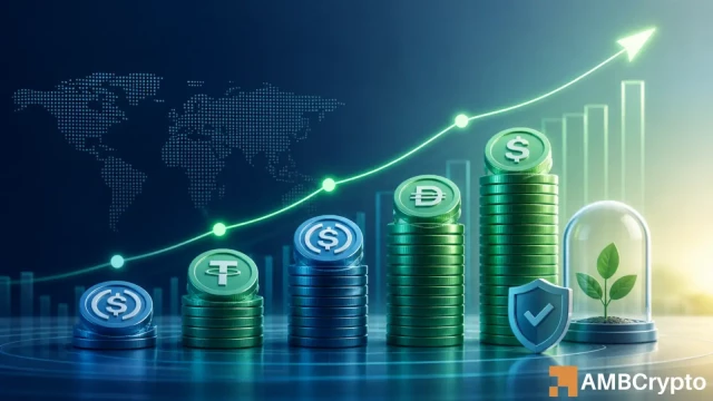 Perché la crescita delle stablecoin potrebbe contare più di Bitcoin in questo momento