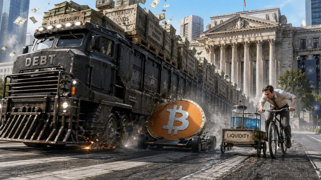 Bitcoin's next risk is hiding in the gap between debt and liquidity