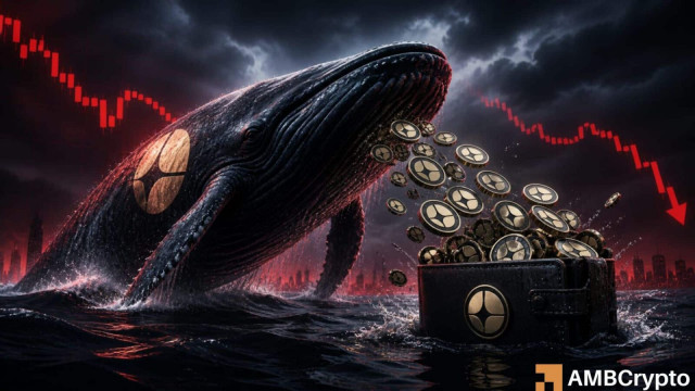 Whale moves $3.25 mln ASTER: Is another sell-off about to start?