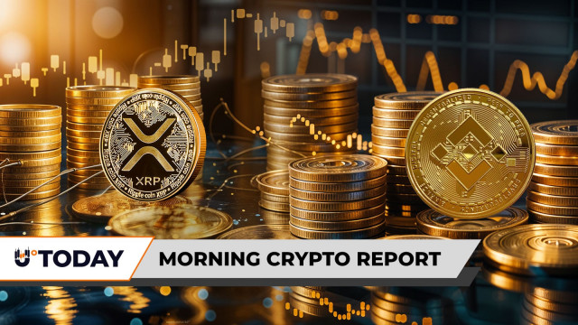Morning Crypto Report: Don't Ignore This 9.69% Golden Cross Setup for XRP, Binance Burns $1.29 Billion in BNB Like Nothing, "$1 Million Bitcoin" Advocate Mow Predicts Decade-Long Bull Run