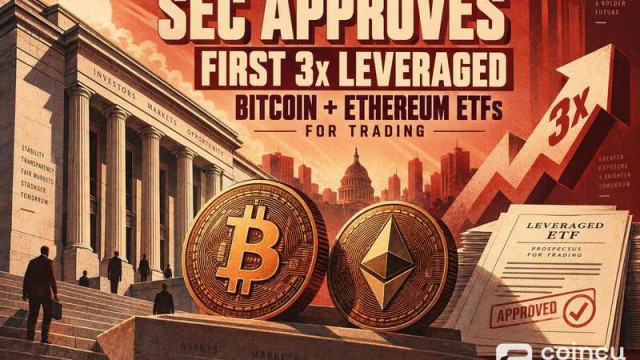SEC Approves First 3x Leveraged Bitcoin & Ethereum ETFs for Trading
