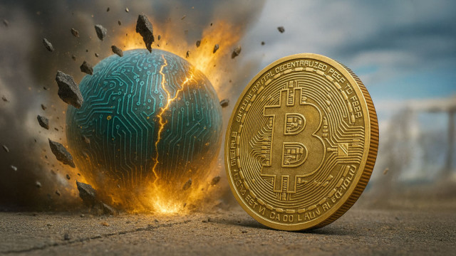 If an AI bubble pops, does BTC bleed or benefit?