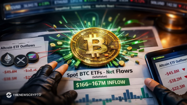 U.S. Spot Bitcoin ETFs Gain $167M as Ethereum, XRP, and Solana ETFs See Third Day of Outflows