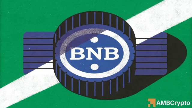 BNB holds $643 as transactions rise by 2.91M: Is a rebound near?